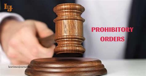 Image result for Prohibitory Order Books