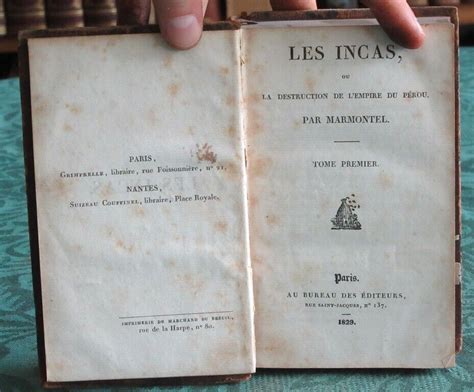 Marmontel - The Incas or the Destruction of the | Ubuy India