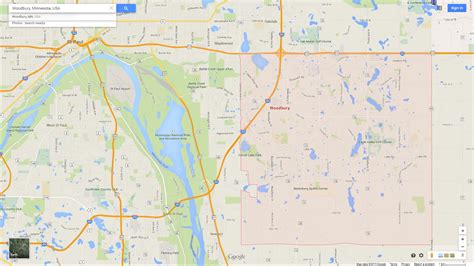 Woodbury Minnesota Map - United States