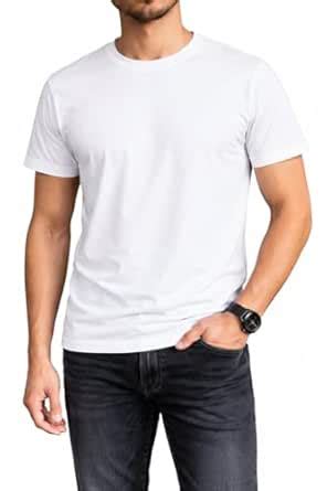 Buy T-SHIRT POINT Plain Cotton Round Neck T-Shirt, Men's Regular Fit ...
