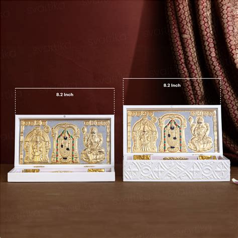 Svastika Balaji Pocket Temple - Gold Plated