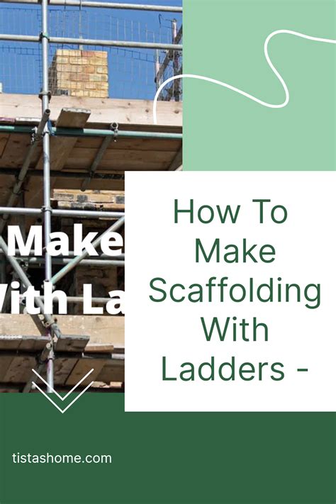 Image result for Scaffolding Using Two Ladders