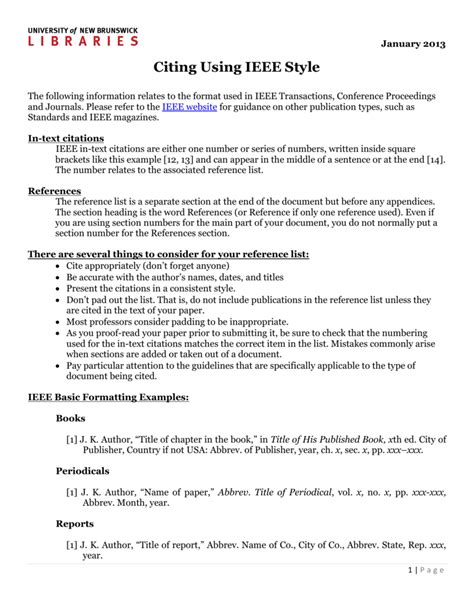 Image result for IEEE Style