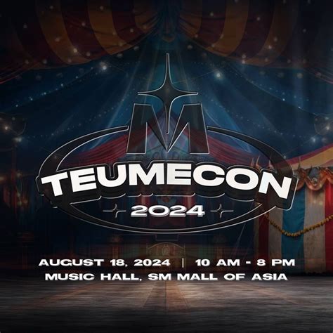 TEUMECON 2024, SM Music Hall, Mall Of Asia, Pasay, 18 August 2024 ...