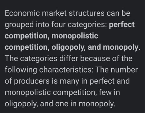 Different market structures - Brainly.in