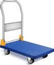 GOBBLER Foldable Platform Trolley Cart 200kg Capacity for Lifting Heavy ...