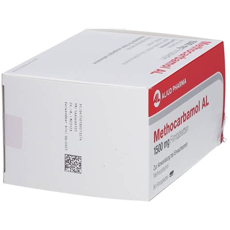 METHOCARBAMOL AL 1500 mg Filmtabletten 96 St mit dem E-Rezept kaufen ...