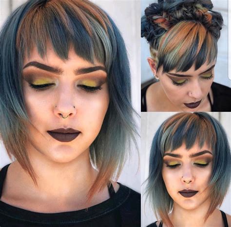 Pin by Jeannette Fogel on Coole haarfarben in 2024 | Split dyed hair ...