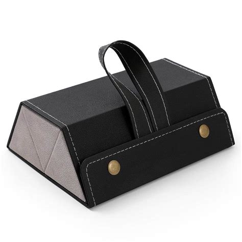 Multi-Compartment Portable Large Capacity Leather Glasses Case – JACK MARC