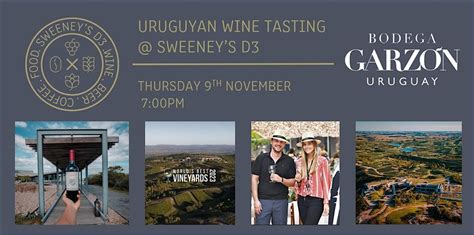 Discover Uruguayan Wine @ SWEENEYS D3, Sweeney's D3, Dublin 3, 9 ...