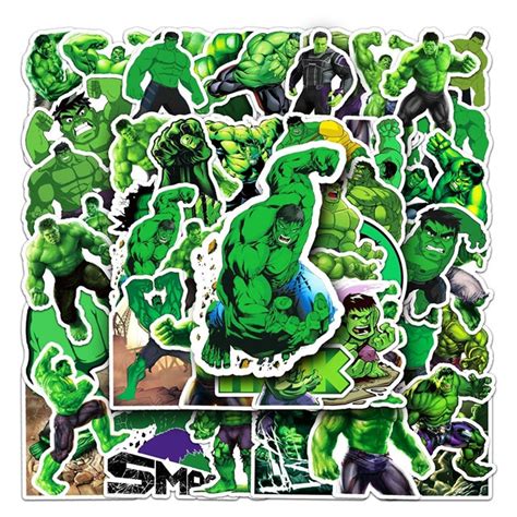 Hulk Stickers Waterproof Laptop Hydro Flask - Etsy