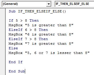 Image result for If Condition in VBA Code