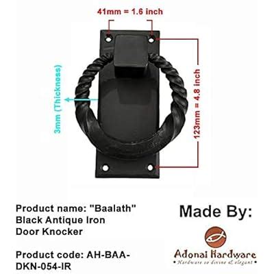 Buy Adonai HardwareBaalath Antique Heavy Duty Forged Front Entry Sturdy ...