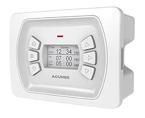 Acuner Programmable Timer Switch with 4 Operating Modes, 3 Mounting ...