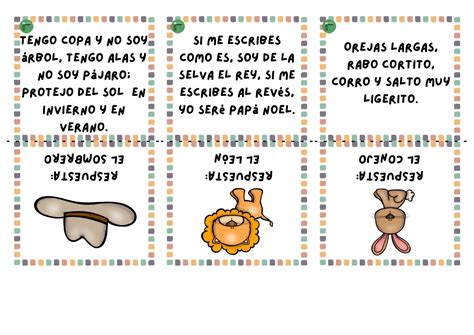 Pack de adivinanzas con respuestas - Orientacion Andujar