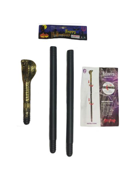 Jafar Snake Staff Wand Stick Kids Adults Fancy Dress Costume Halloween ...