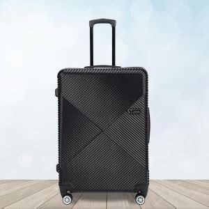 IMPULSE Hard Sided ABS and PC 4 Wheel Spinner, Unbreakable Trolley Bag ...