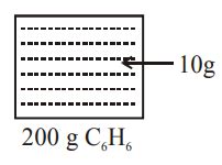 C 6 H 6 freezes at 5.5° C. The temperature at which a solution 10 g of ...