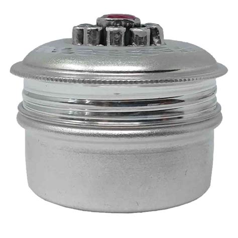 Silver Haldi Kumkum Box Hallmark certified ~ caratcafe – CaratCafe