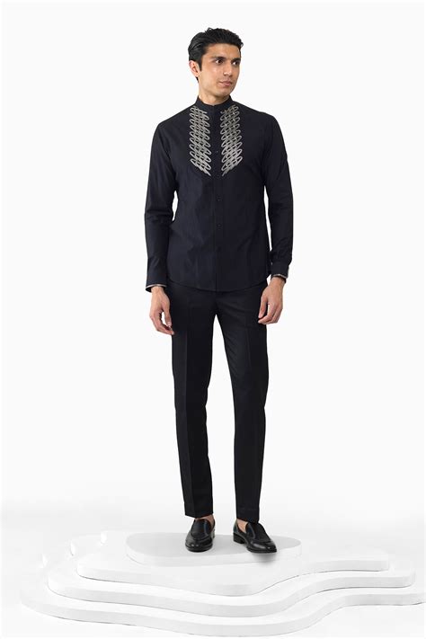 SPACE WAVE PANEL SHIRT – Rimzim Dadu