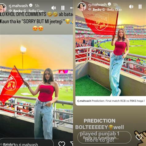 RJ Mahvash lucky for PBKS? Fans REACT as Yuzvendra Chahal’s rumored GF ...