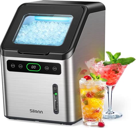 Amazon.com: KBice Self Dispensing Countertop Nugget Ice Maker, Crunchy ...