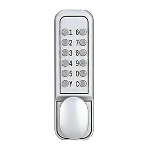 KHATI Digital Codes Mechanical Door Lock Keypad Keyless Entry Home ...