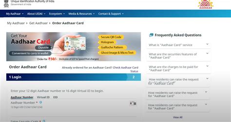 Image result for How to Order Aadhaar PVC Card