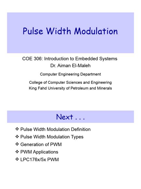 Image result for Pulse Width Modulation Using LPC