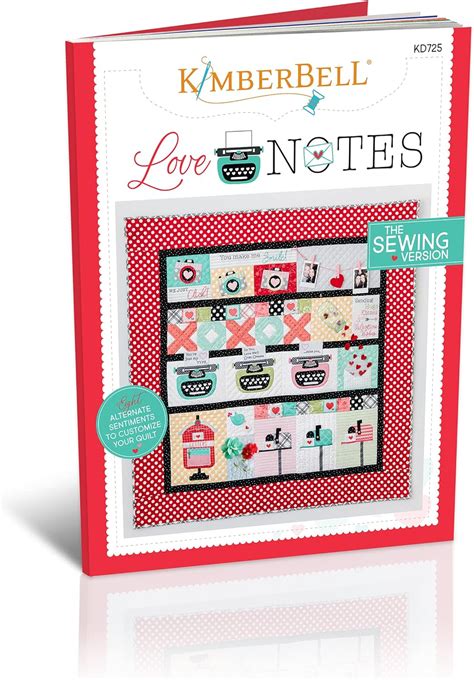 Buy Kimberbell Quilt: Love Notes Sewing Pattern Design Book, Completed ...