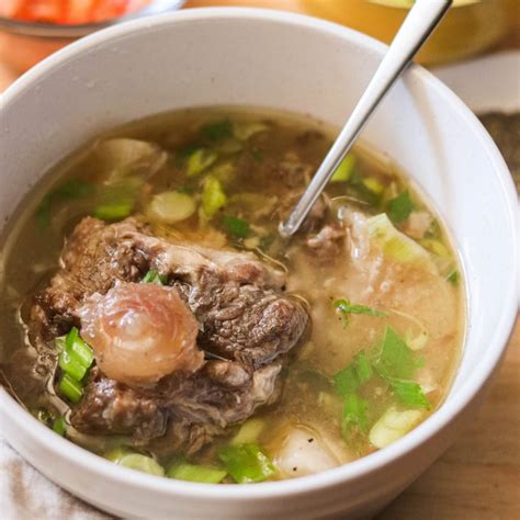 Korean Oxtail Soup Recipe in the Instant Pot (Kkori Gomtang)