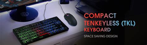 Buy EvoFox X-Team Fireblade Gaming Keyboard Combo with Space-Saving TKL ...