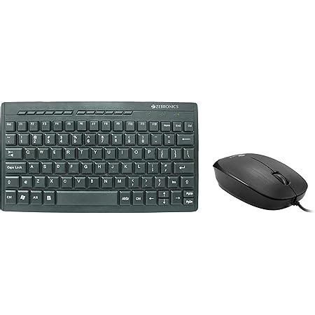 Amazon.in: Buy ZEBRONICS ZEB-K04 Mini Multimedia USB Wired Keyboard ...