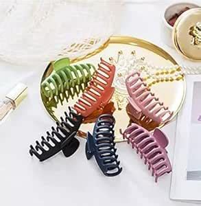 kalyani Homes 6 pcs Large Hair Claw Clip Butterfly Clip Big Clutchers ...