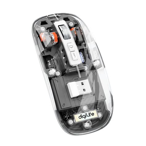 Amazon.in: Buy DIGILIFE Transparent Wireless and Bluetooth Rechargeable ...