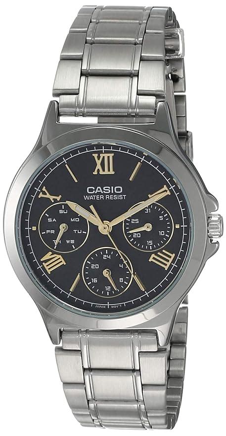 Buy Casio Analog Black Dial Women's Watch-LTP-V300D-1A2UDF (A1694) at ...