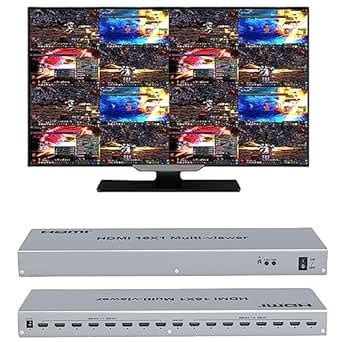MICROWARE HDMI 16x1 Multi Viewer 1080P 16 HDMI Input 1 HDMI Output 16 ...