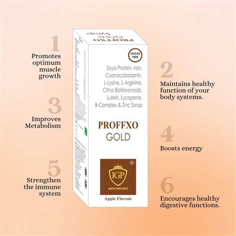 PROFFXO GOLD Syrup | Multivitamin and multimineral with added benefits ...