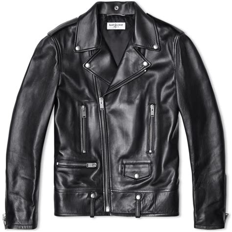 Saint laurent leather biker jacket レザージャケット サイズを選択してください:IT56(XL以上 ...