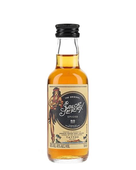 Sailor Jerry Spiced Rum Miniature, 5 cl - The Bottle Club