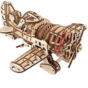 UGEARS Mighty Wooden Construction Kit Aeroplane Model - Plane Crazy ...