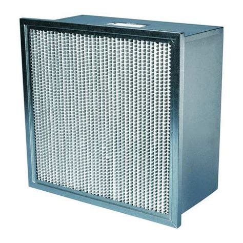 Air Handler Cartridge Air Filter, 24 in x 24 in x 12 in, MERV 14 5W921 ...