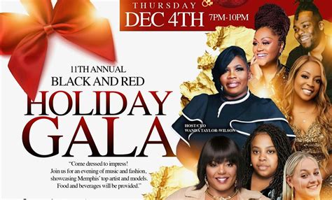 Red and Black Holiday Gala, OPULENCE BALLROOM, Memphis, 4 December 2025 ...