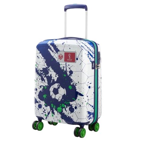 SKYBAGS FIFA TREBLE HARD CASE LUGGAGE TROLLEY BAG BLUE AND WHITE – Skybags