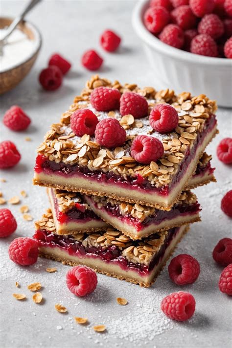 Raspberry Oatmeal Bars – The Delish Recipe