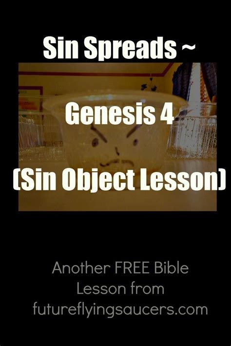 Image result for Object Lesson On Sin