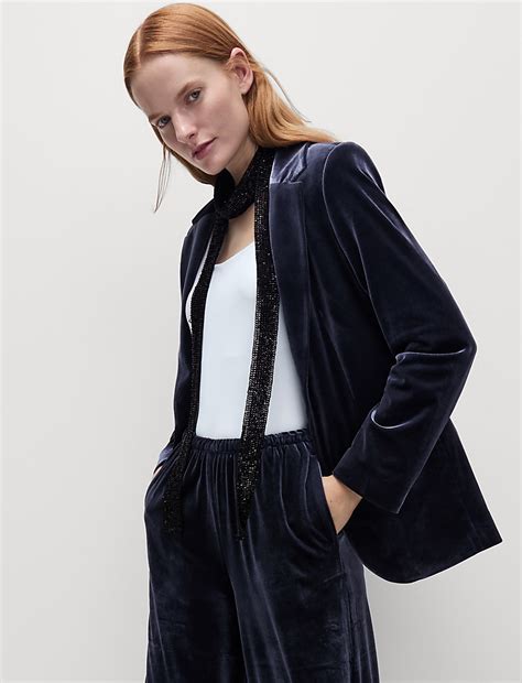 Buy Relaxed Fit Single Breasted Blazer at Marks & Spencer