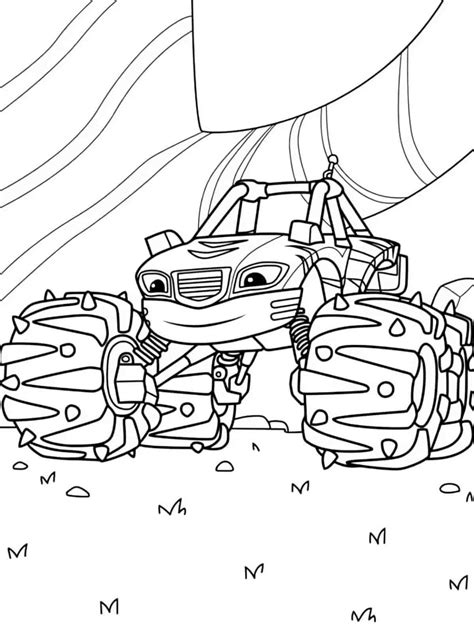 25+ Blaze and the Monster Machines Coloring Pages 🎨🚗 ...