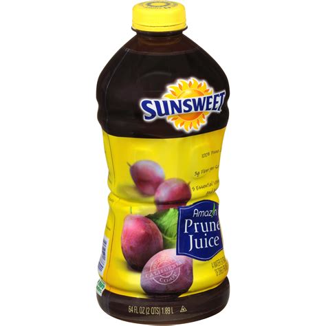 Sunsweet AmazIn 100% Juice, Prune, 64 Fl Oz, 1 Count - Walmart.com