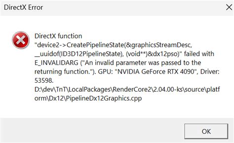Image result for DirectX Error Codes